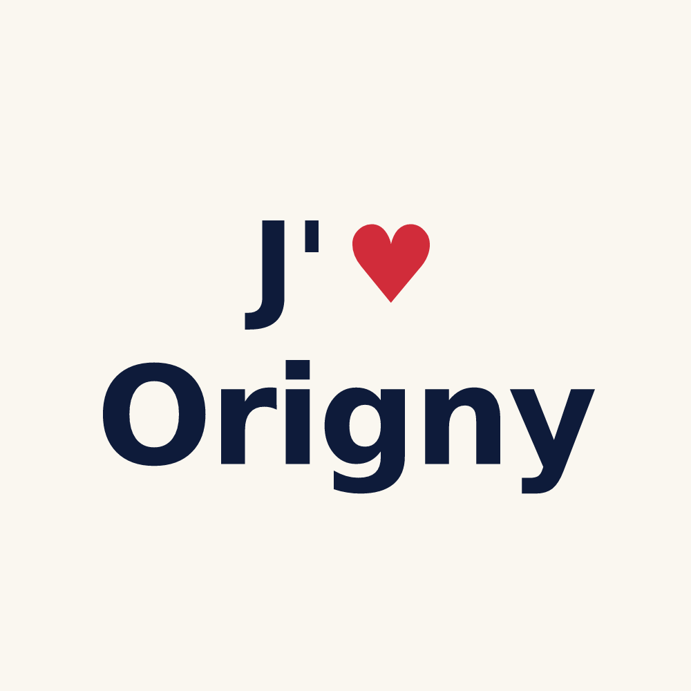 Tasse personnalisée Origny — design J'aime Origny