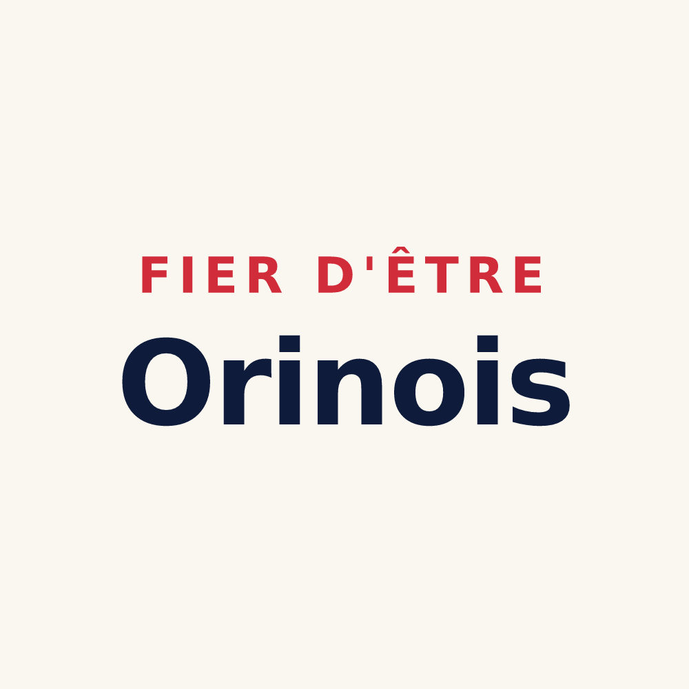 Tasse « Fier d'être Orinois » — design pour Orin