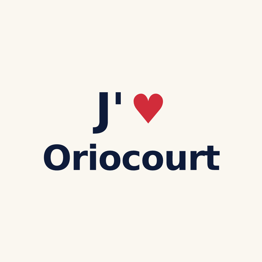 Tasse personnalisée Oriocourt — design J'aime Oriocourt