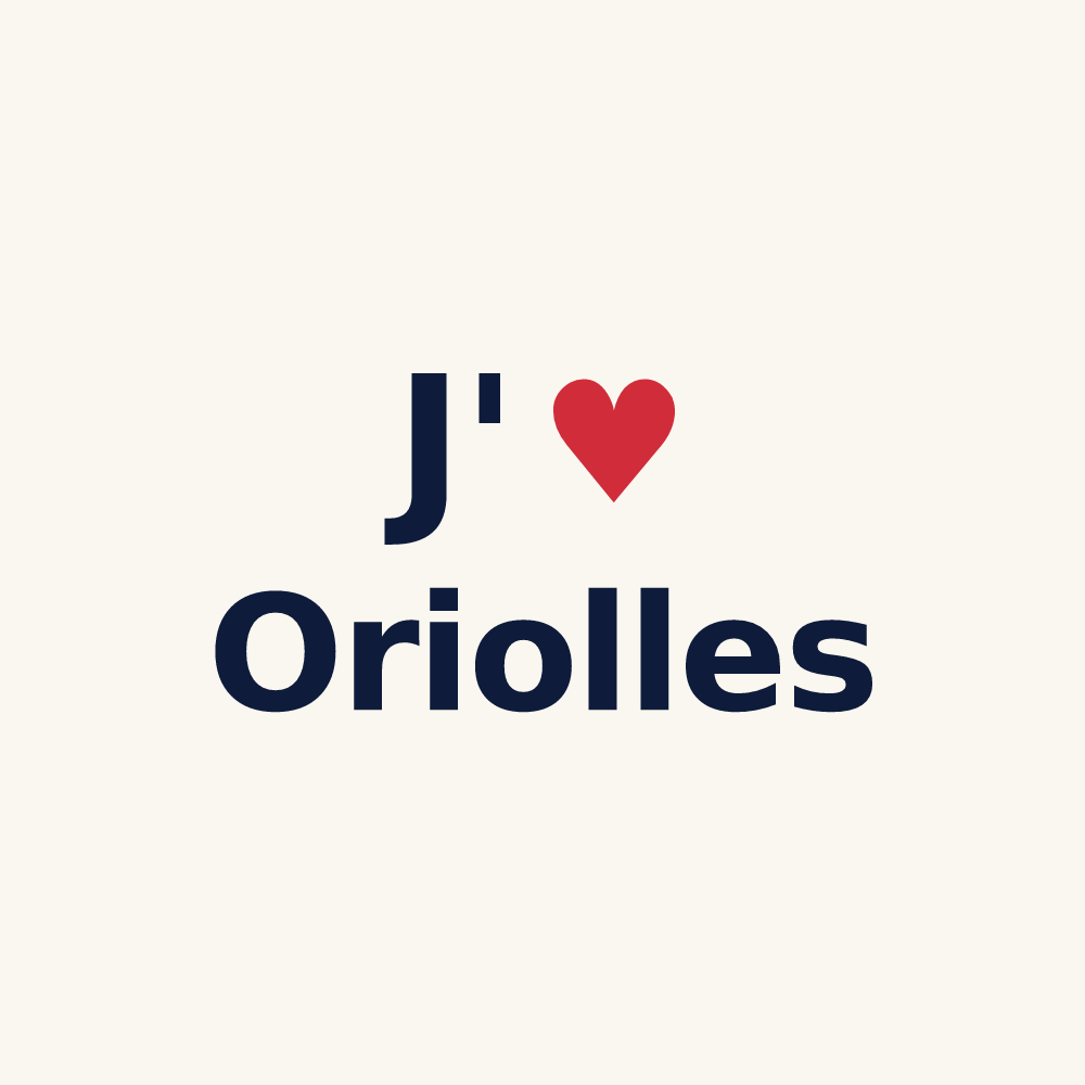 Tasse personnalisée Oriolles — design J'aime Oriolles