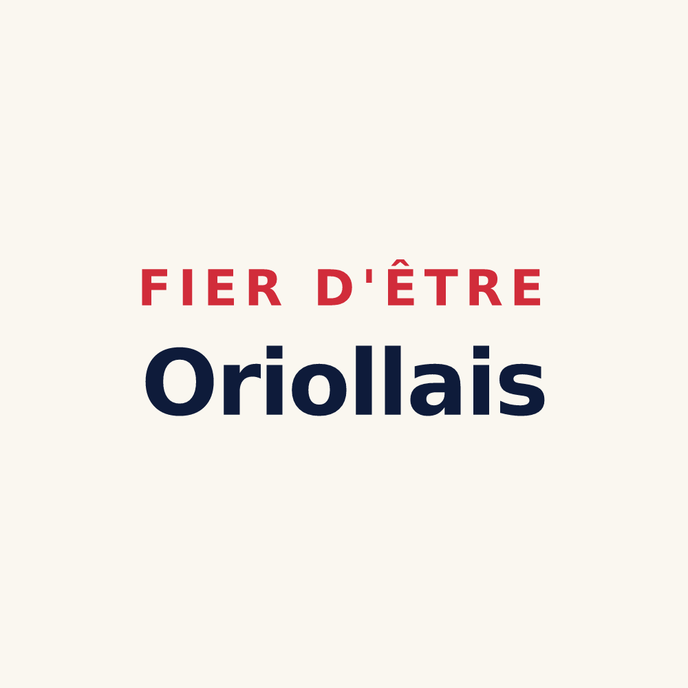 Tasse « Fier d'être Oriollais » — design pour Oriolles