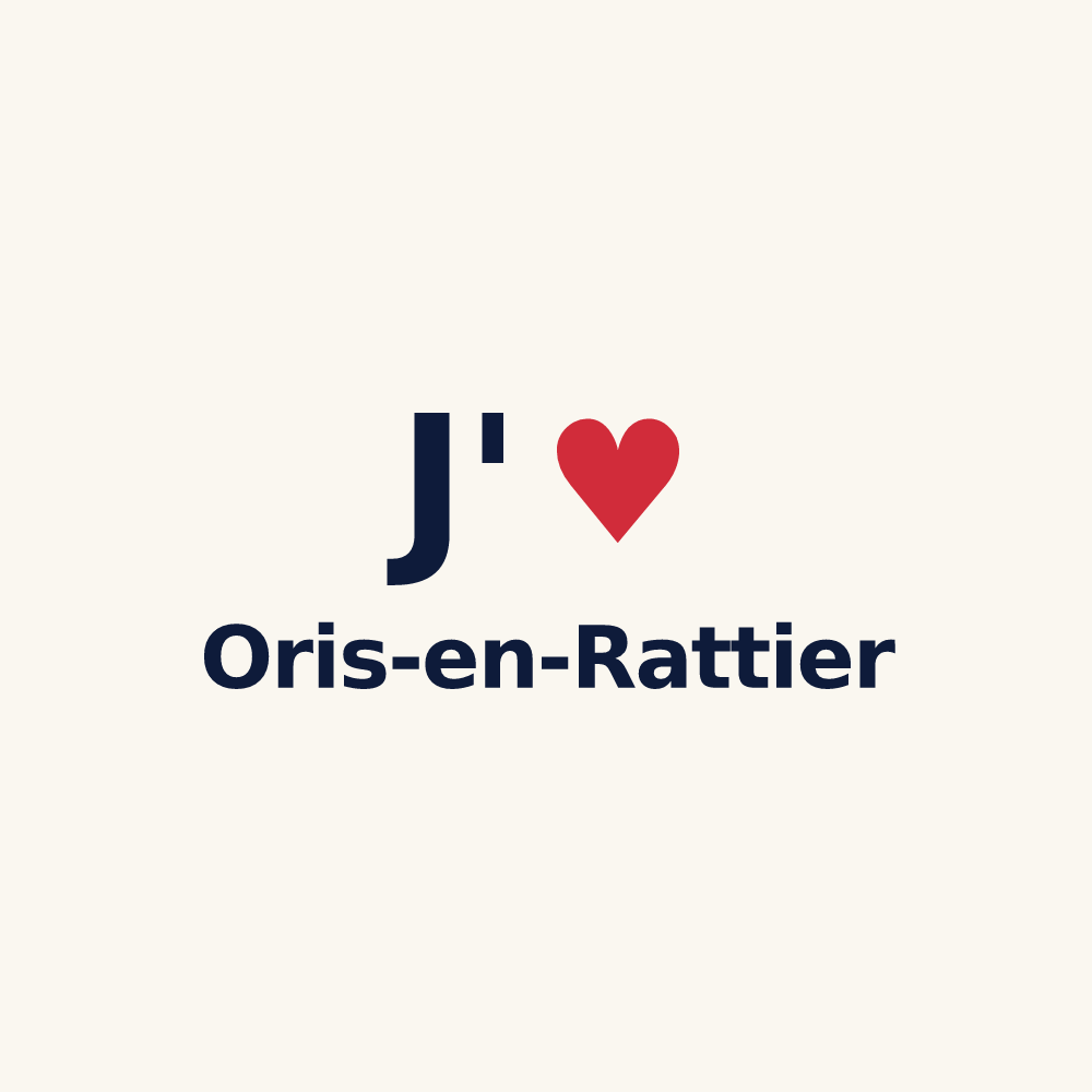 Tasse personnalisée Oris-en-Rattier — design J'aime Oris-en-Rattier