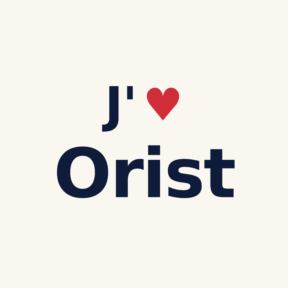Tasse personnalisée Orist — design J'aime Orist