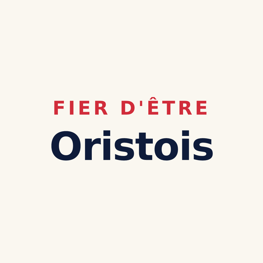 Tasse « Fier d'être Oristois » — design pour Orist
