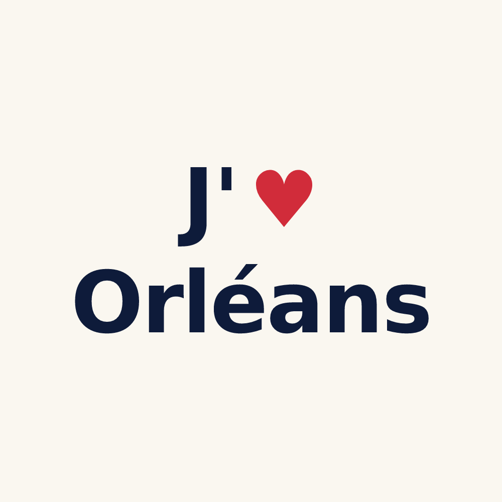 Tasse personnalisée Orléans — design J'aime Orléans