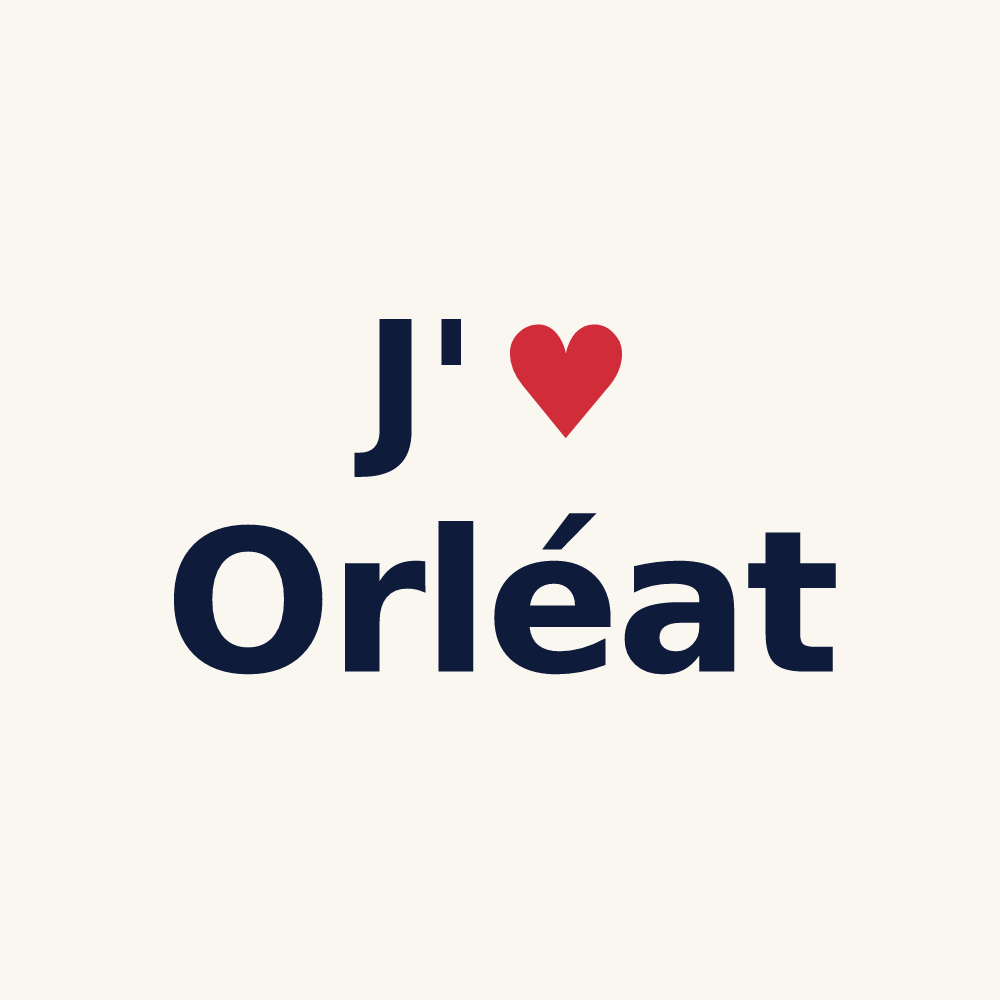 Tasse personnalisée Orléat — design J'aime Orléat