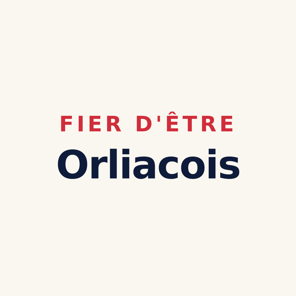 Tasse « Fier d'être Orliacois » — design pour Orliac-de-Bar