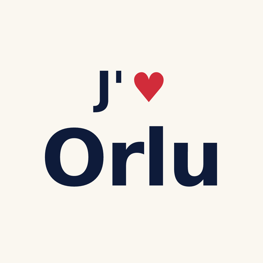 Tasse personnalisée Orlu — design J'aime Orlu