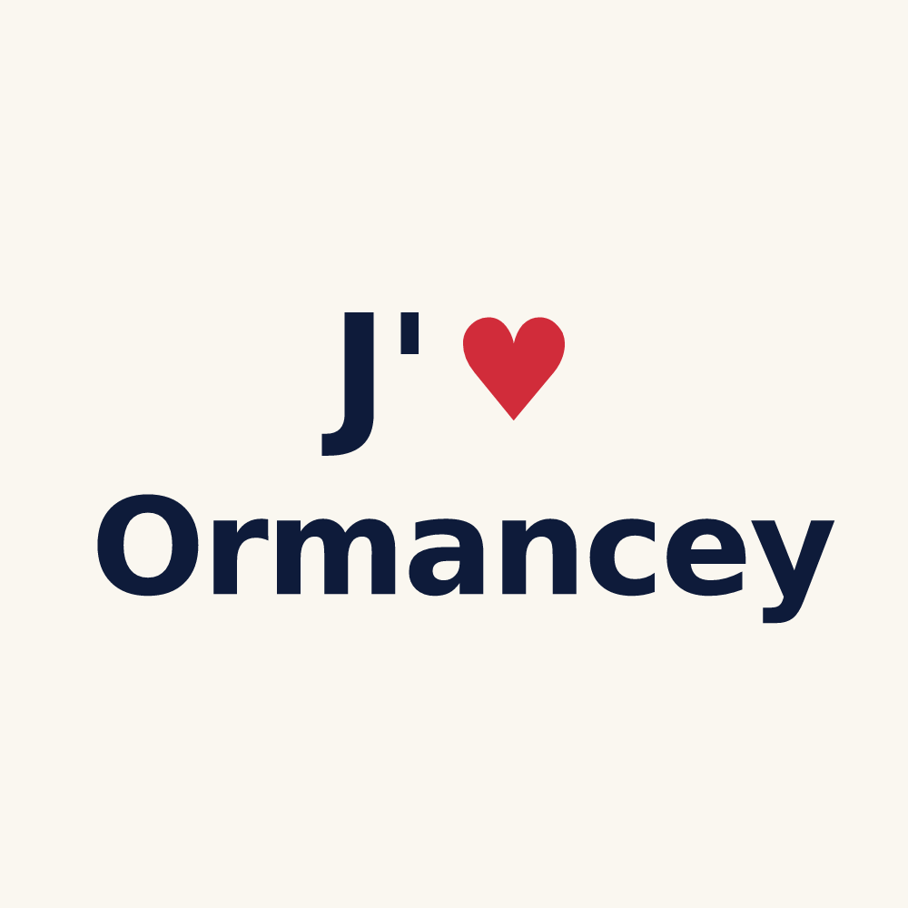 Tasse personnalisée Ormancey — design J'aime Ormancey