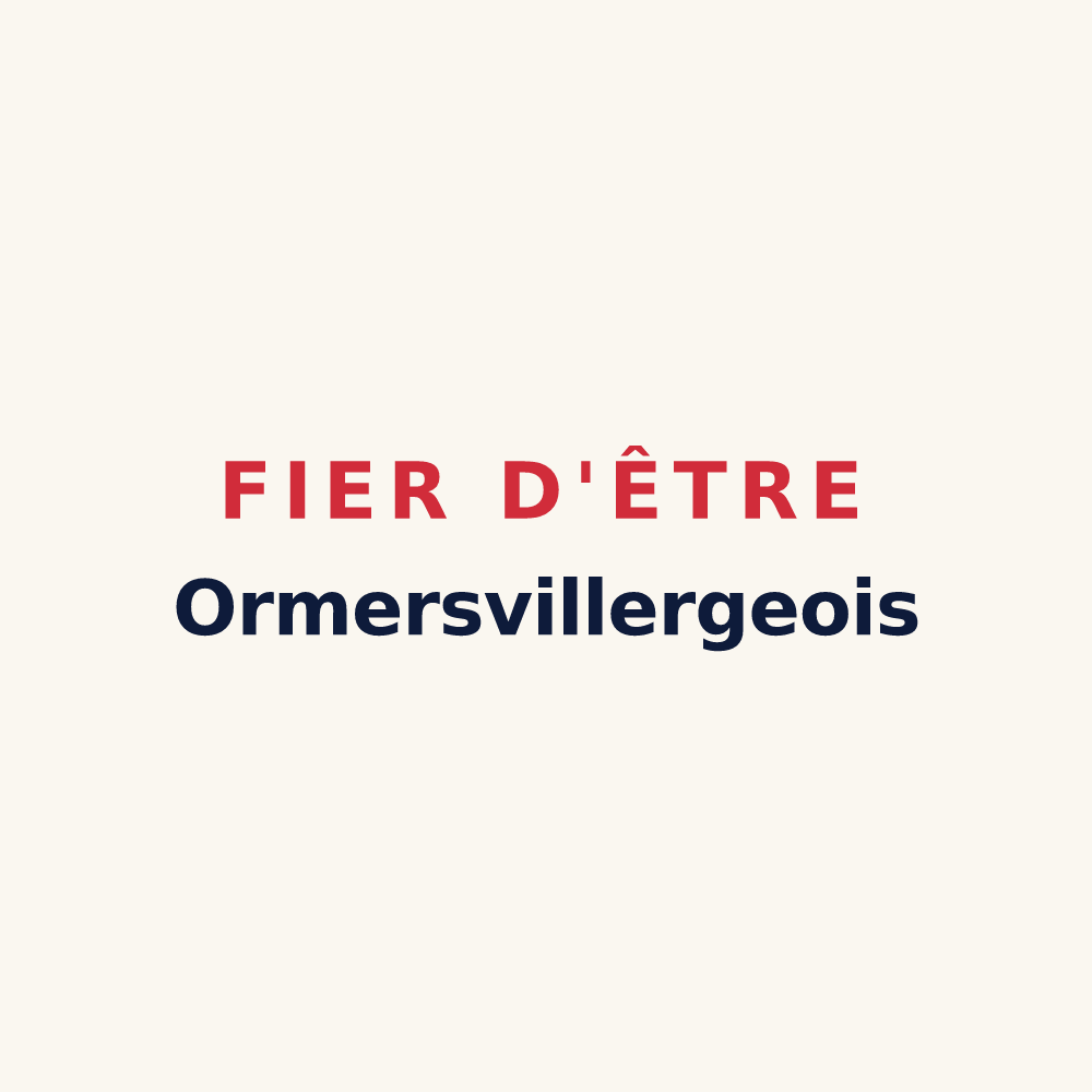 Tasse « Fier d'être Ormersvillergeois » — design pour Ormersviller