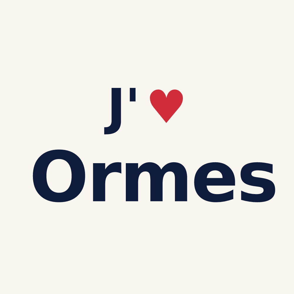 Tasse personnalisée Ormes — design J'aime Ormes