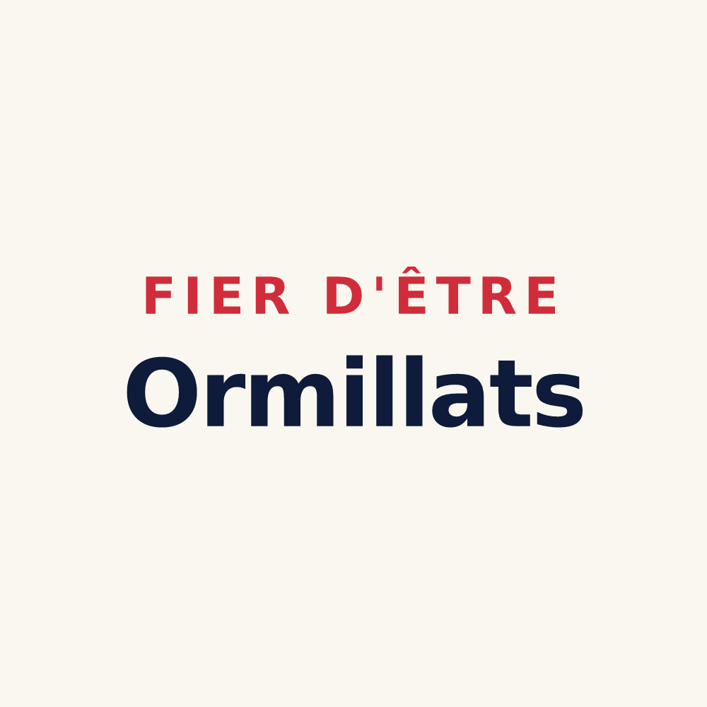 Tasse « Fier d'être Ormillats » — design pour Ormes