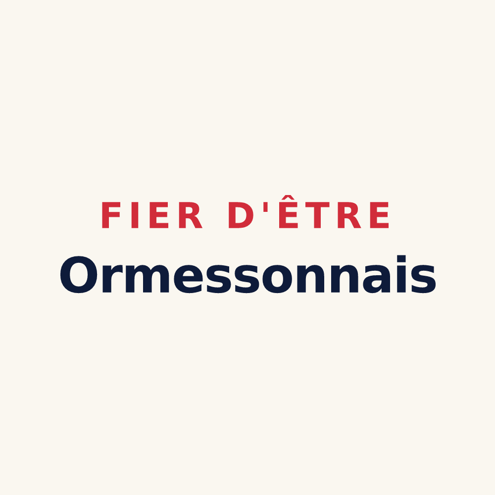 Tasse « Fier d'être Ormessonnais » — design pour Ormesson