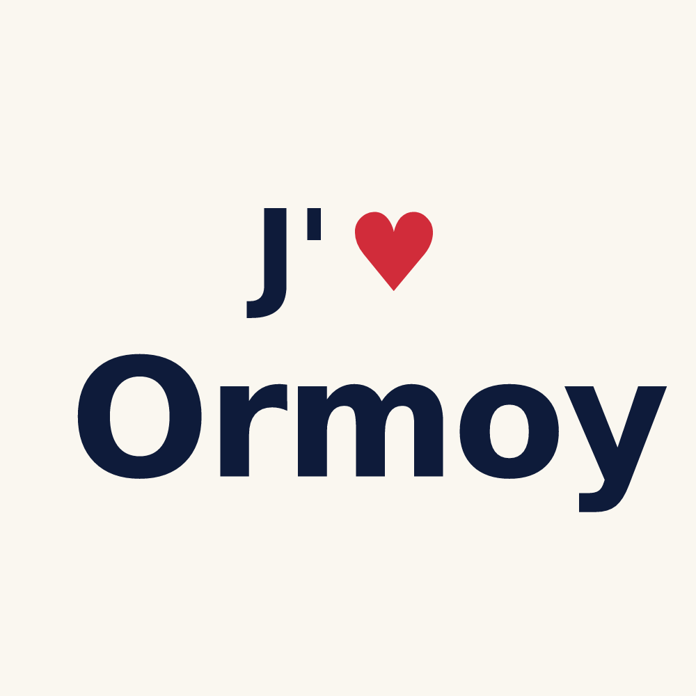 Tasse personnalisée Ormoy — design J'aime Ormoy