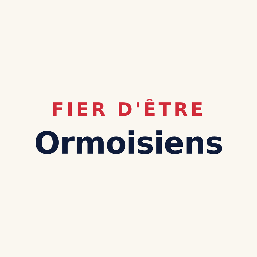 Tasse « Fier d'être Ormoisiens » — design pour Ormoy-Villers