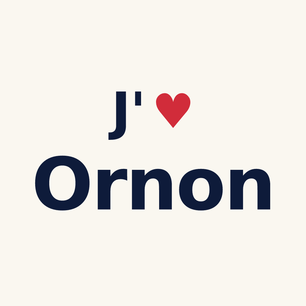 Tasse personnalisée Ornon — design J'aime Ornon