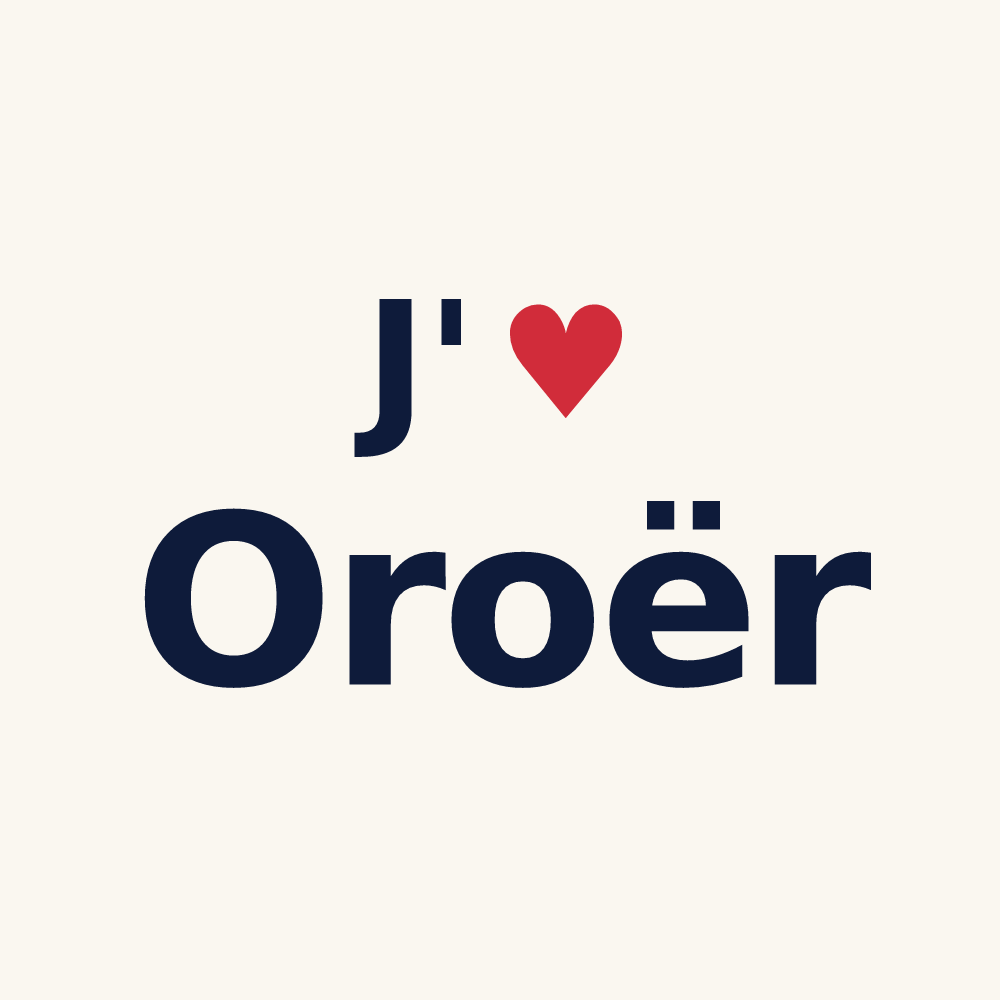 Tasse personnalisée Oroër — design J'aime Oroër