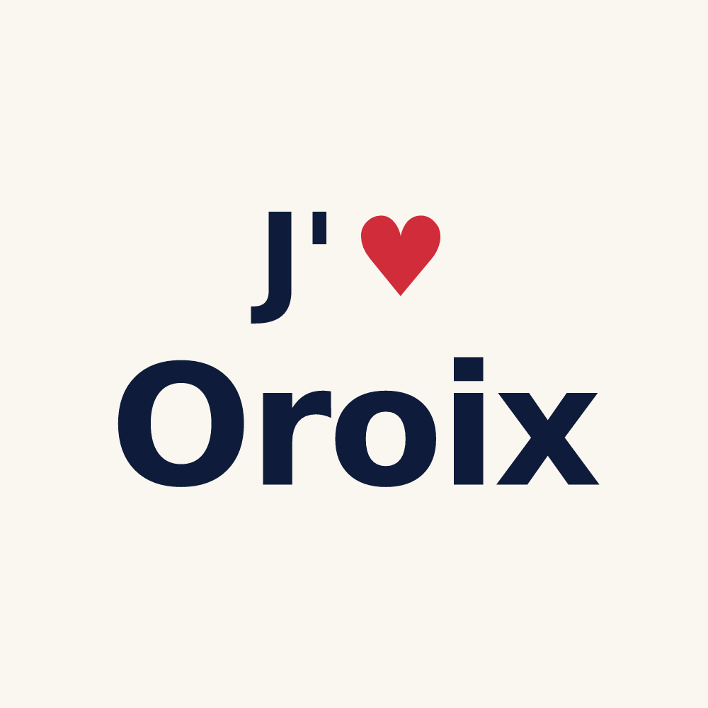 Tasse personnalisée Oroix — design J'aime Oroix