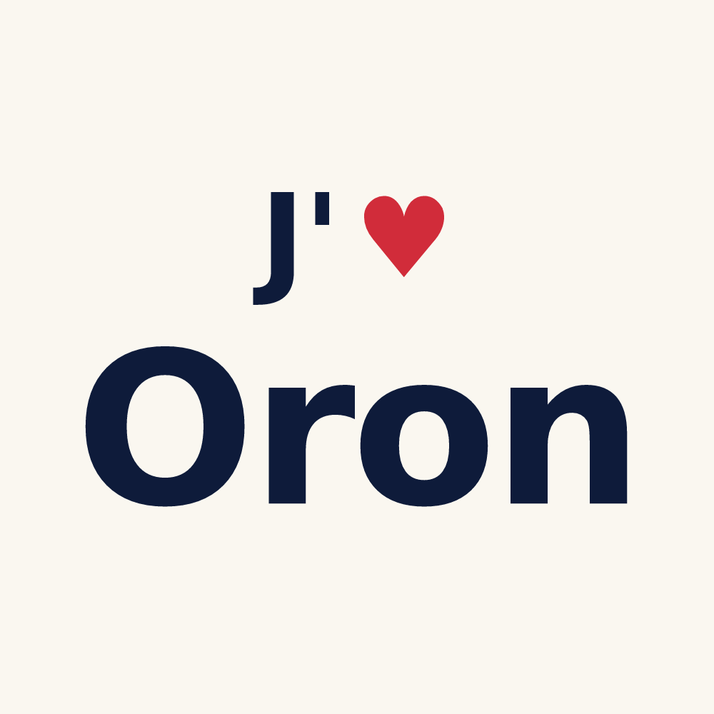 Tasse personnalisée Oron — design J'aime Oron