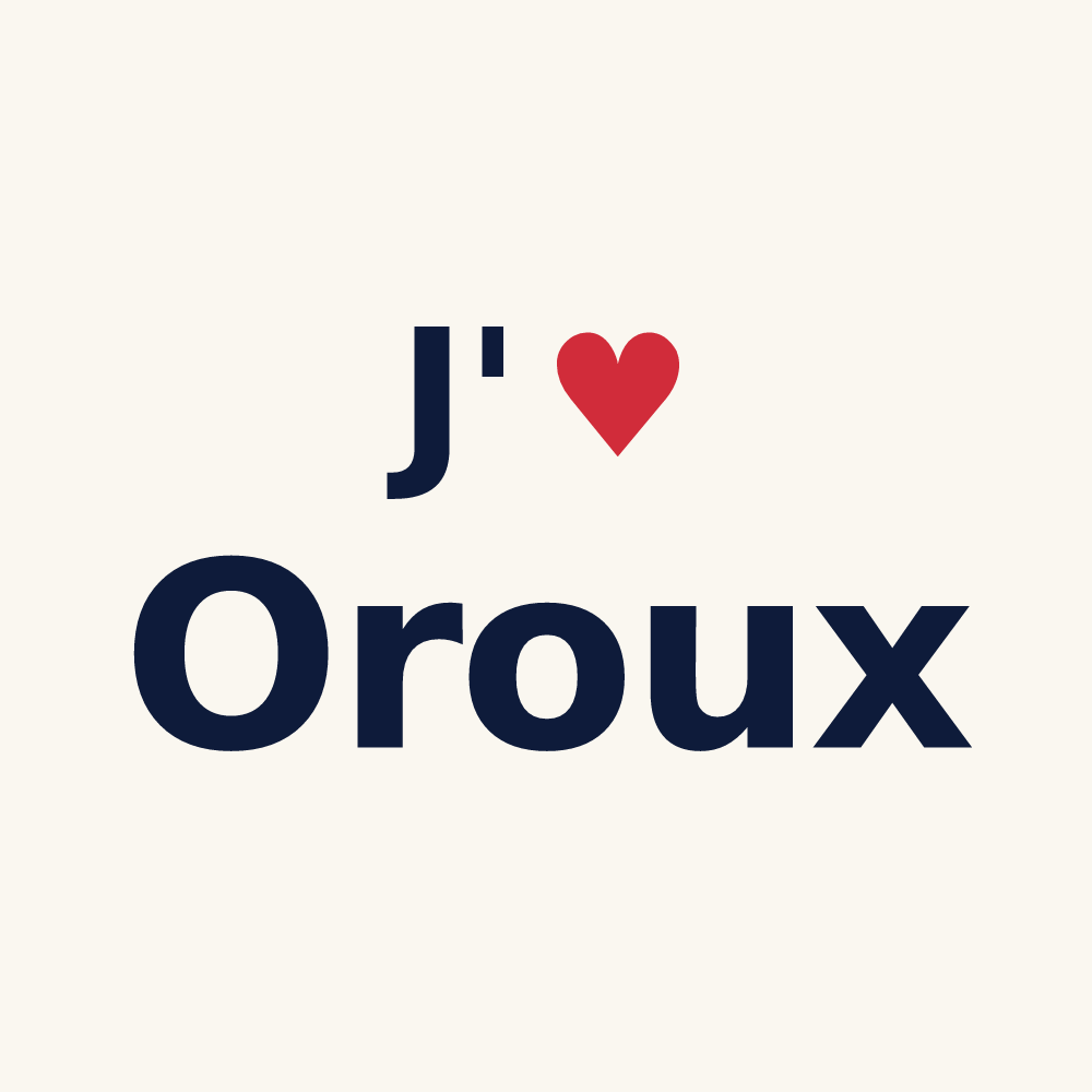 Tasse personnalisée Oroux — design J'aime Oroux