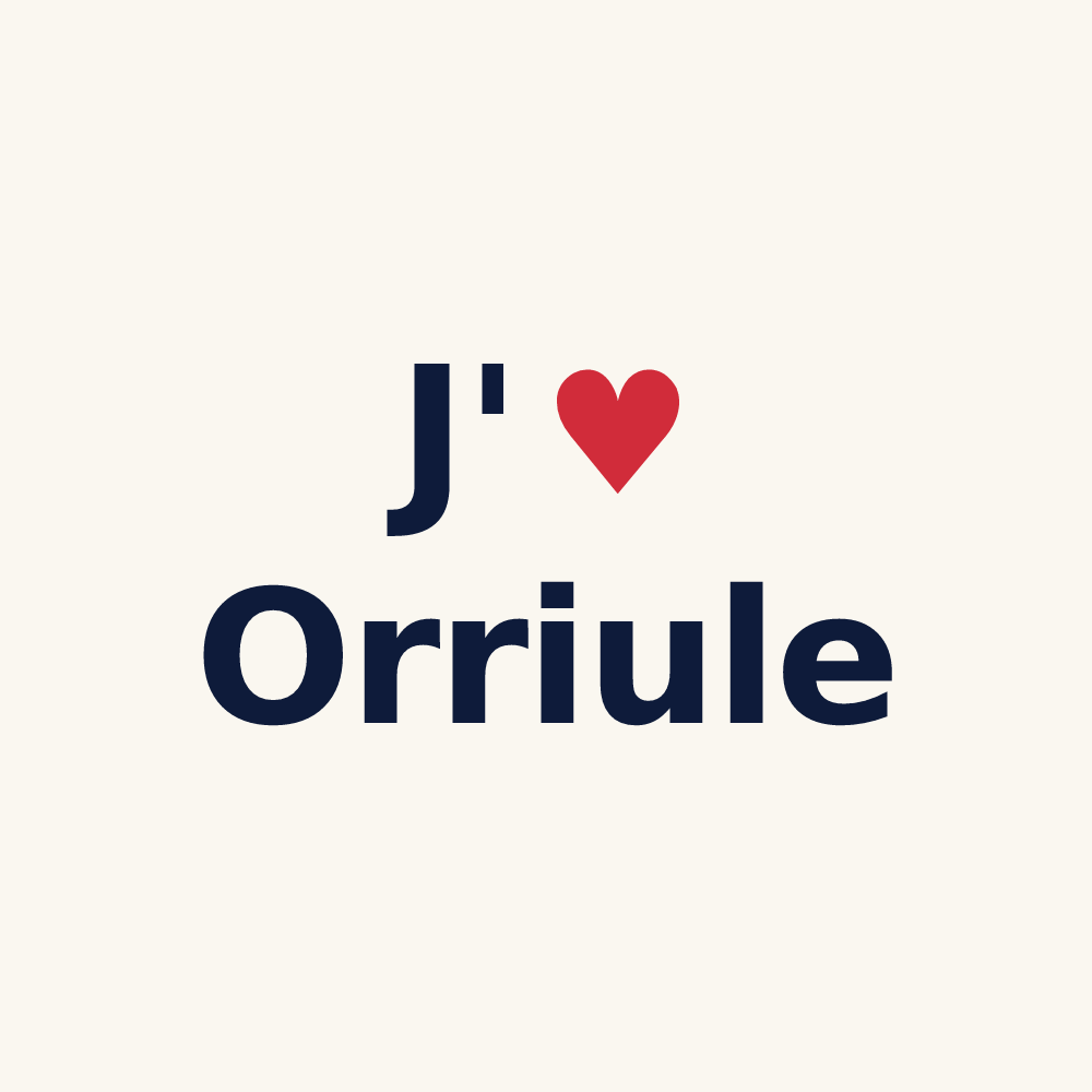 Tasse personnalisée Orriule — design J'aime Orriule