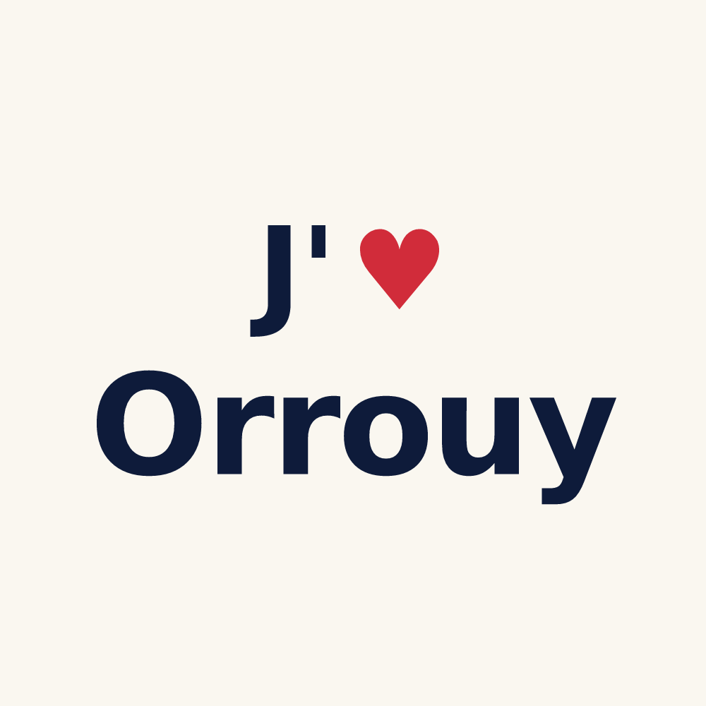 Tasse personnalisée Orrouy — design J'aime Orrouy