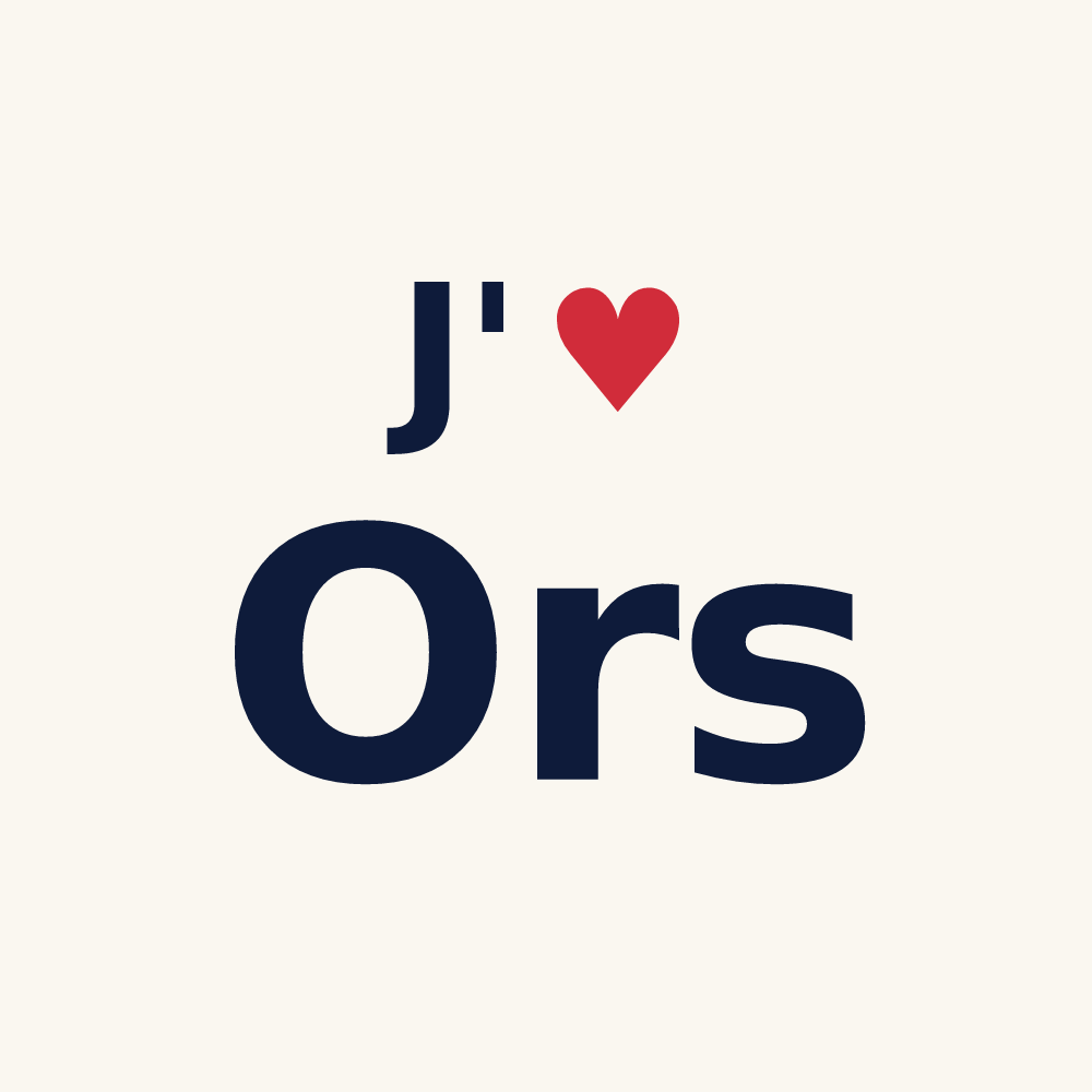 Tasse personnalisée Ors — design J'aime Ors