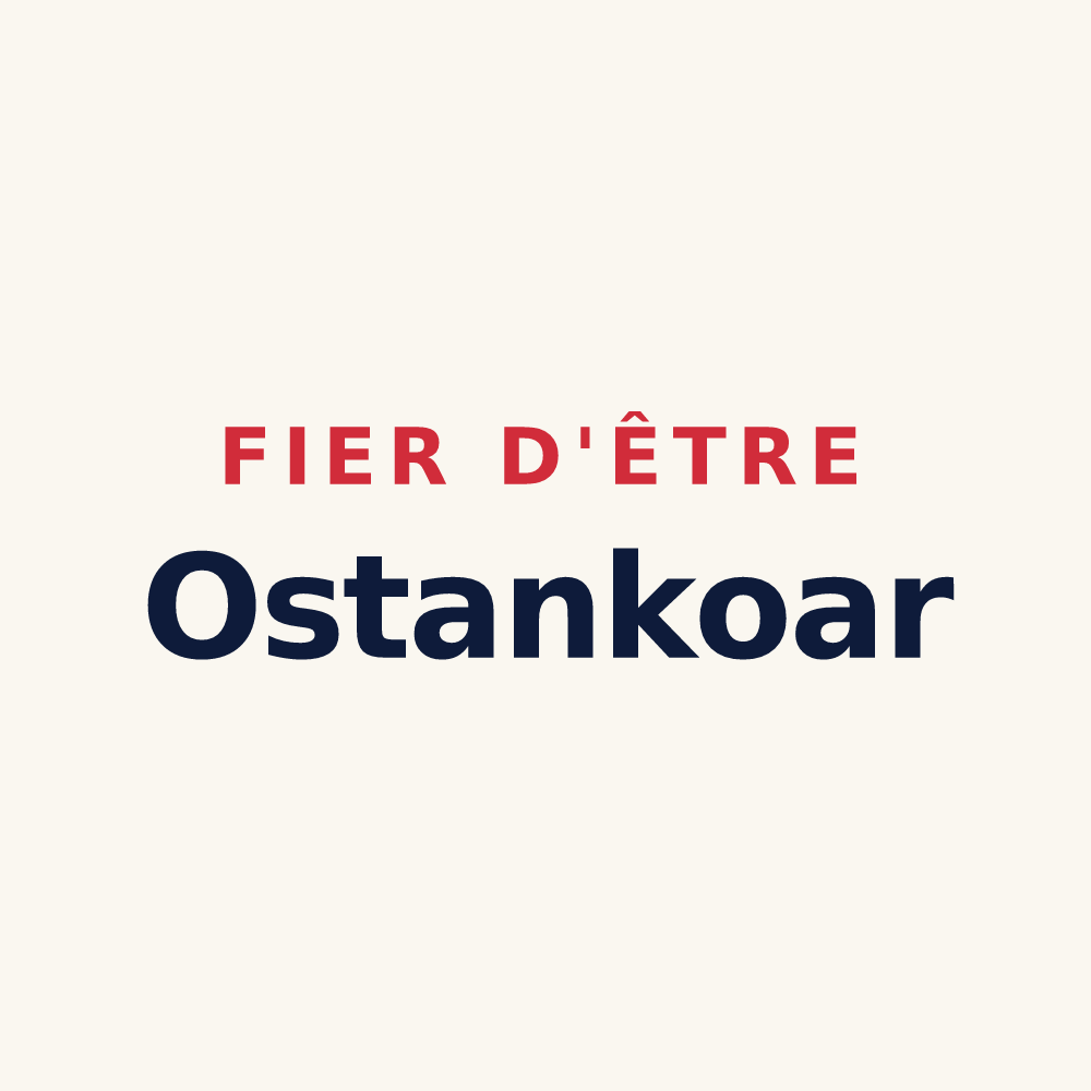 Tasse « Fier d'être Ostankoar » — design pour Orsanco