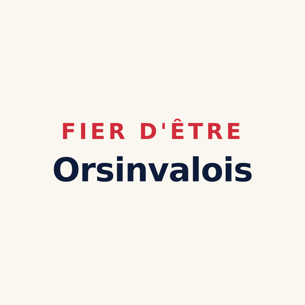 Tasse « Fier d'être Orsinvalois » — design pour Orsinval