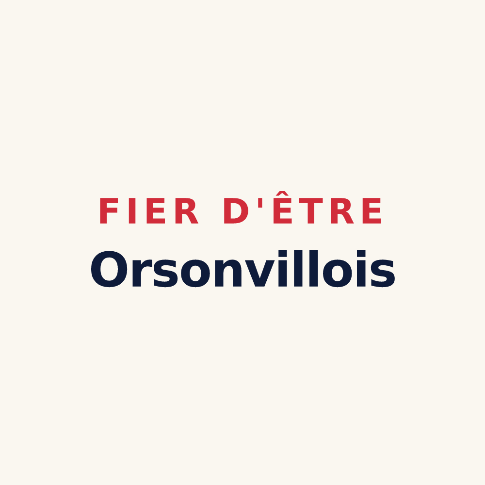 Tasse « Fier d'être Orsonvillois » — design pour Orsonville