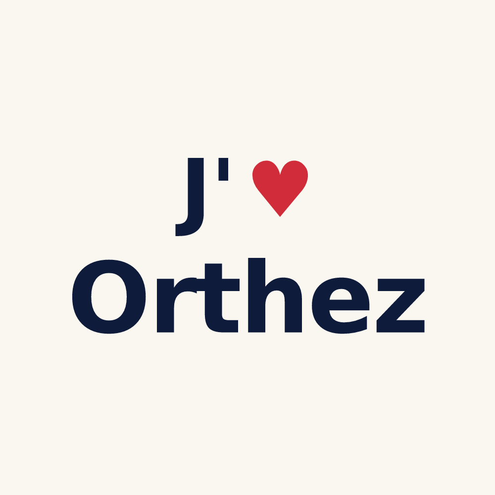 Tasse personnalisée Orthez — design J'aime Orthez