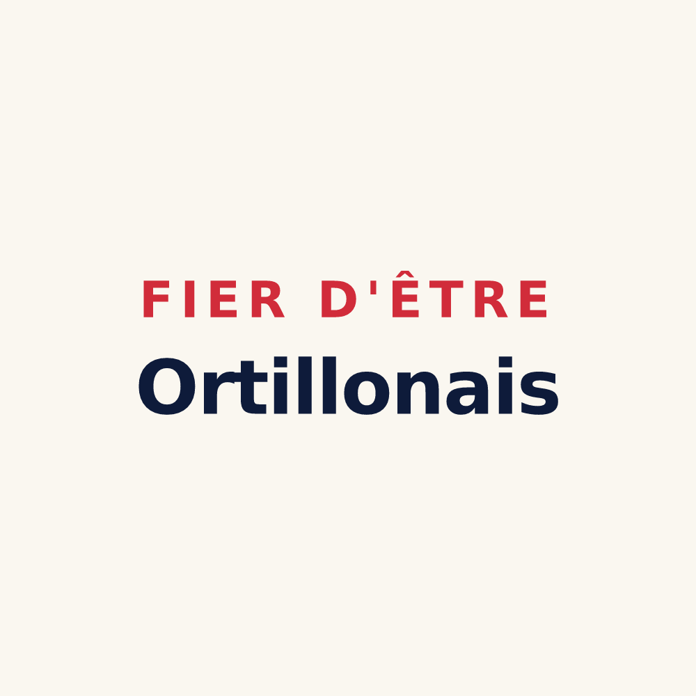 Tasse « Fier d'être Ortillonais » — design pour Ortillon