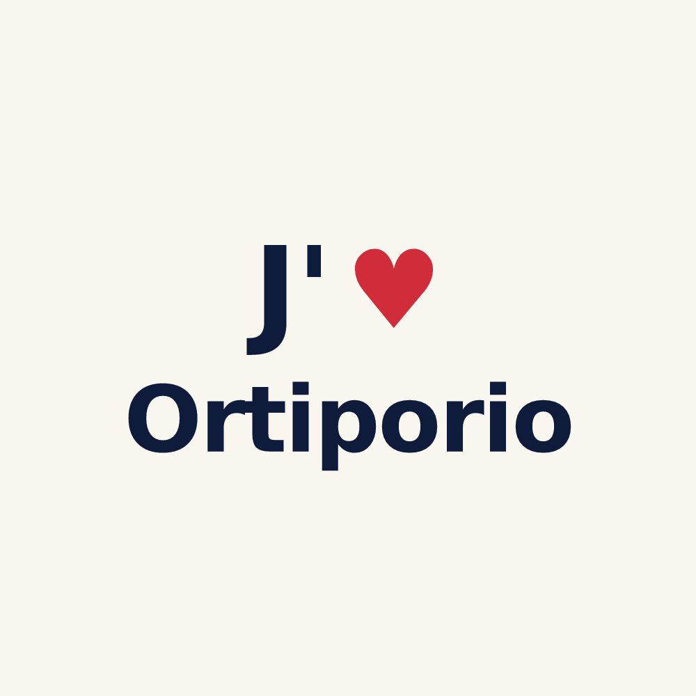 Tasse personnalisée Ortiporio — design J'aime Ortiporio