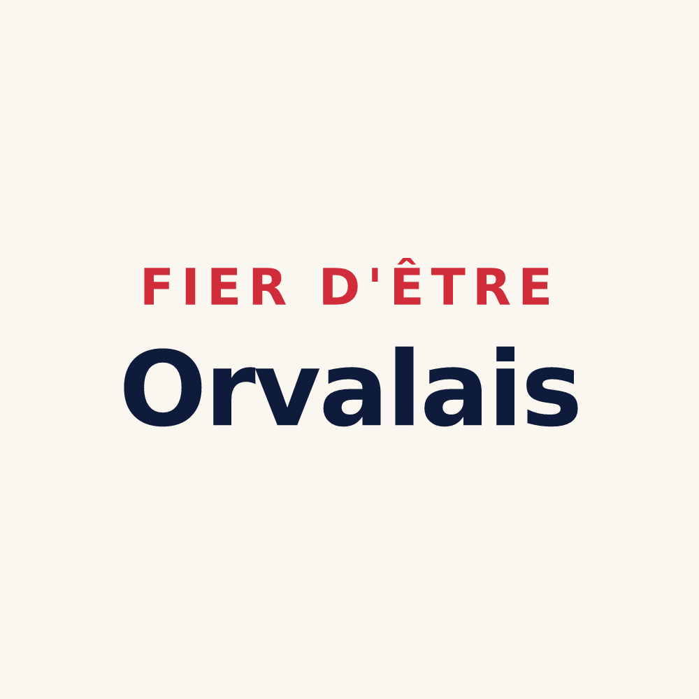 Tasse « Fier d'être Orvalais » — design pour Orval sur Sienne