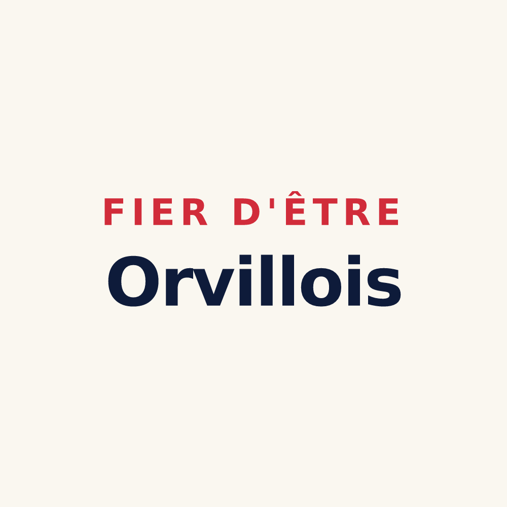 Tasse « Fier d'être Orvillois » — design pour Orville