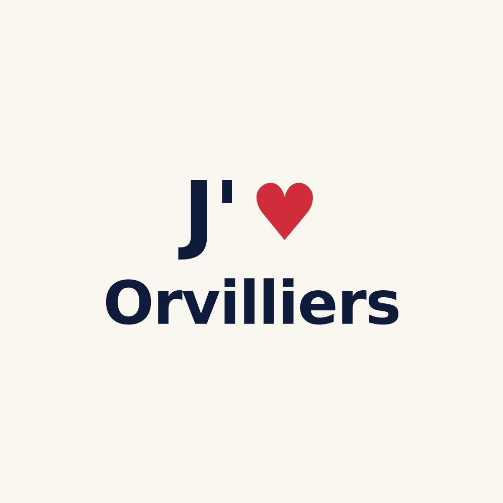 Tasse personnalisée Orvilliers — design J'aime Orvilliers