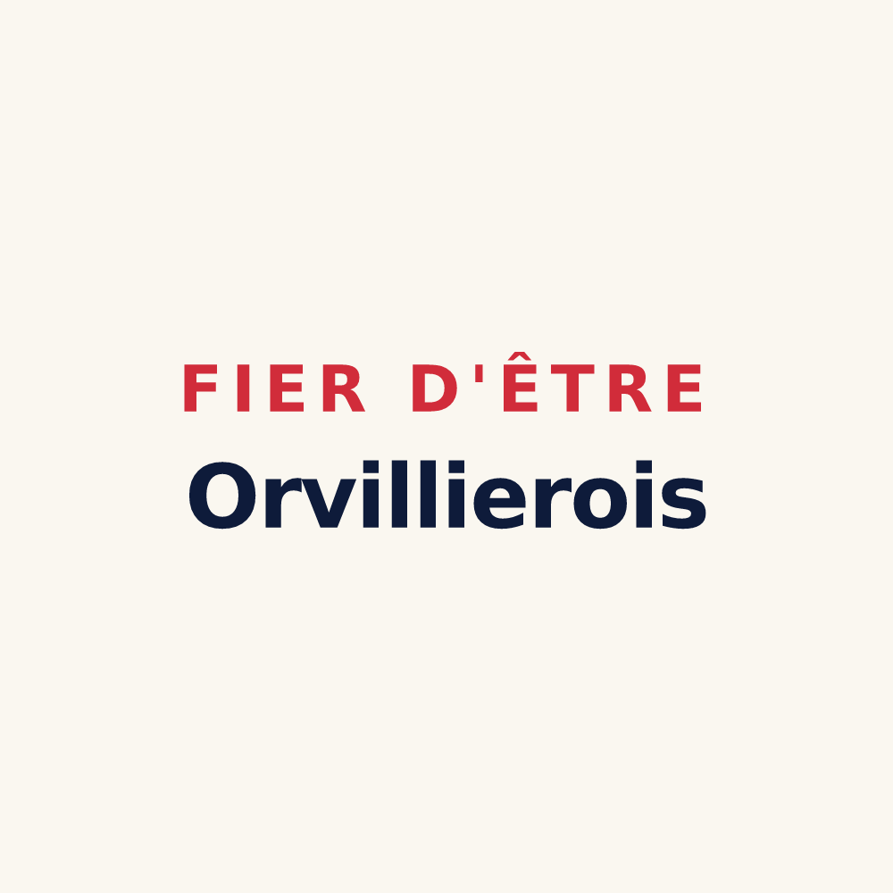 Tasse « Fier d'être Orvillierois » — design pour Orvilliers