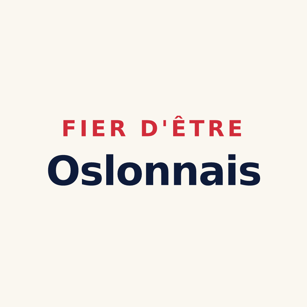 Tasse « Fier d'être Oslonnais » — design pour Oslon