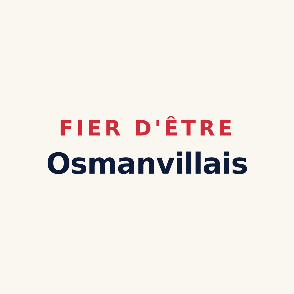 Tasse « Fier d'être Osmanvillais » — design pour Osmanville