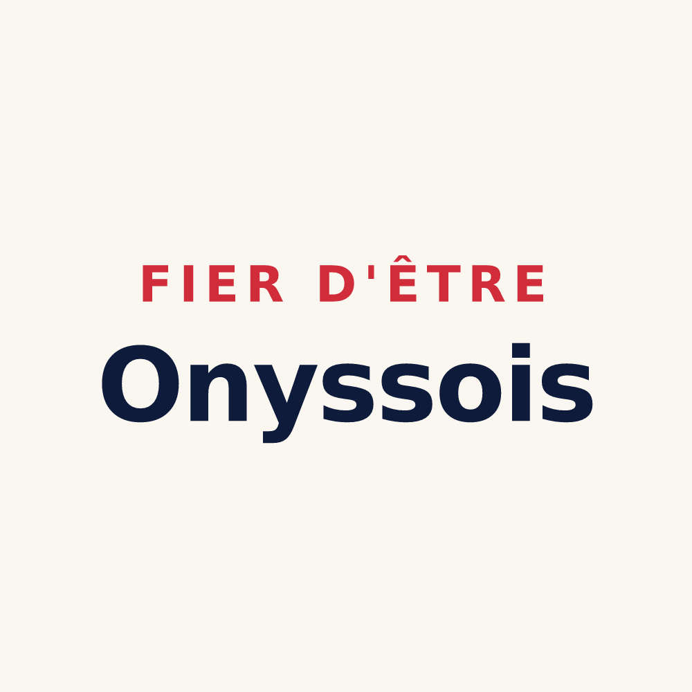 Tasse « Fier d'être Onyssois » — design pour Osny