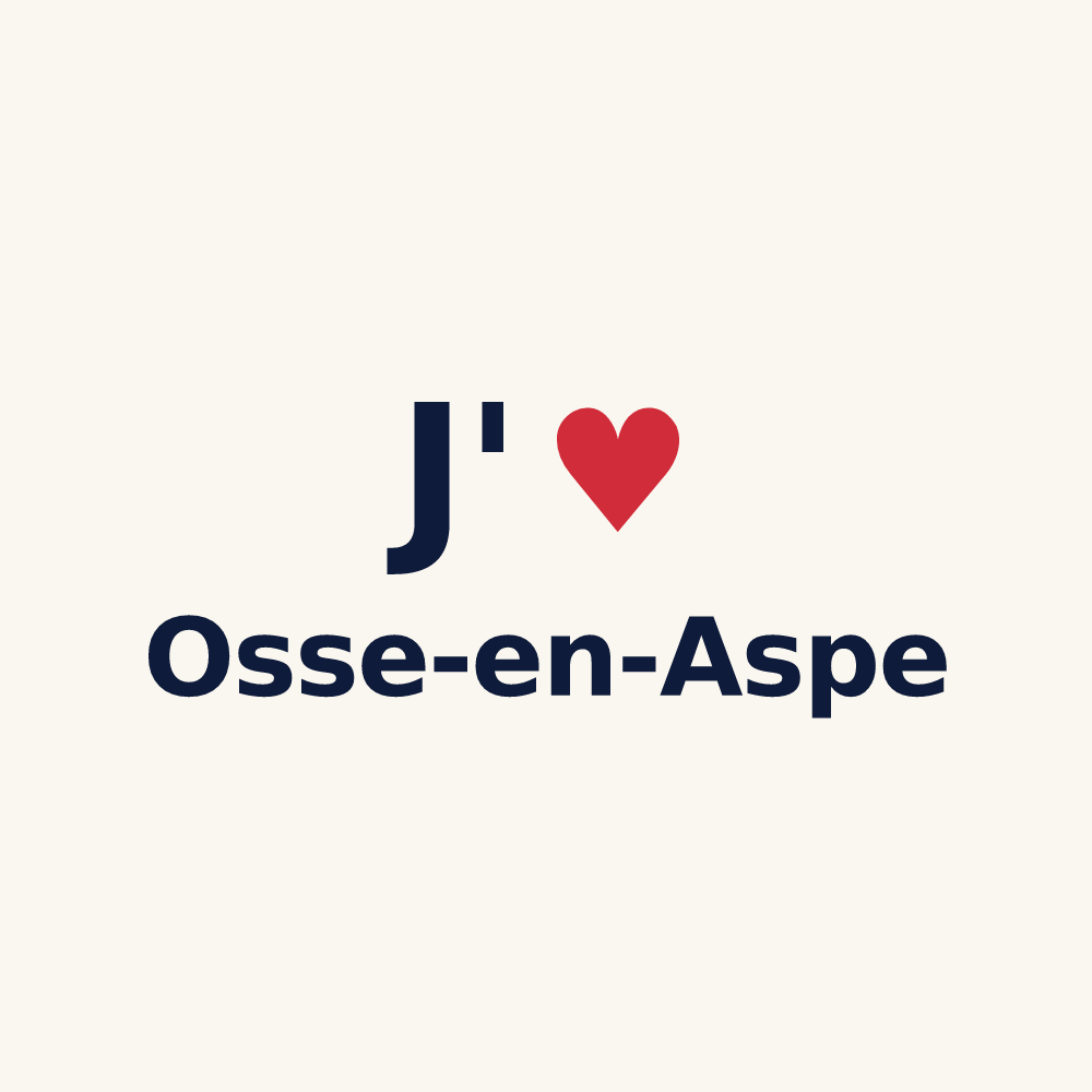 Tasse personnalisée Osse-en-Aspe — design J'aime Osse-en-Aspe