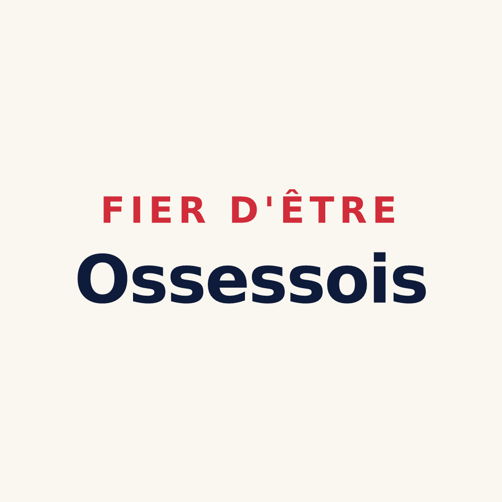 Tasse « Fier d'être Ossessois » — design pour Ossès