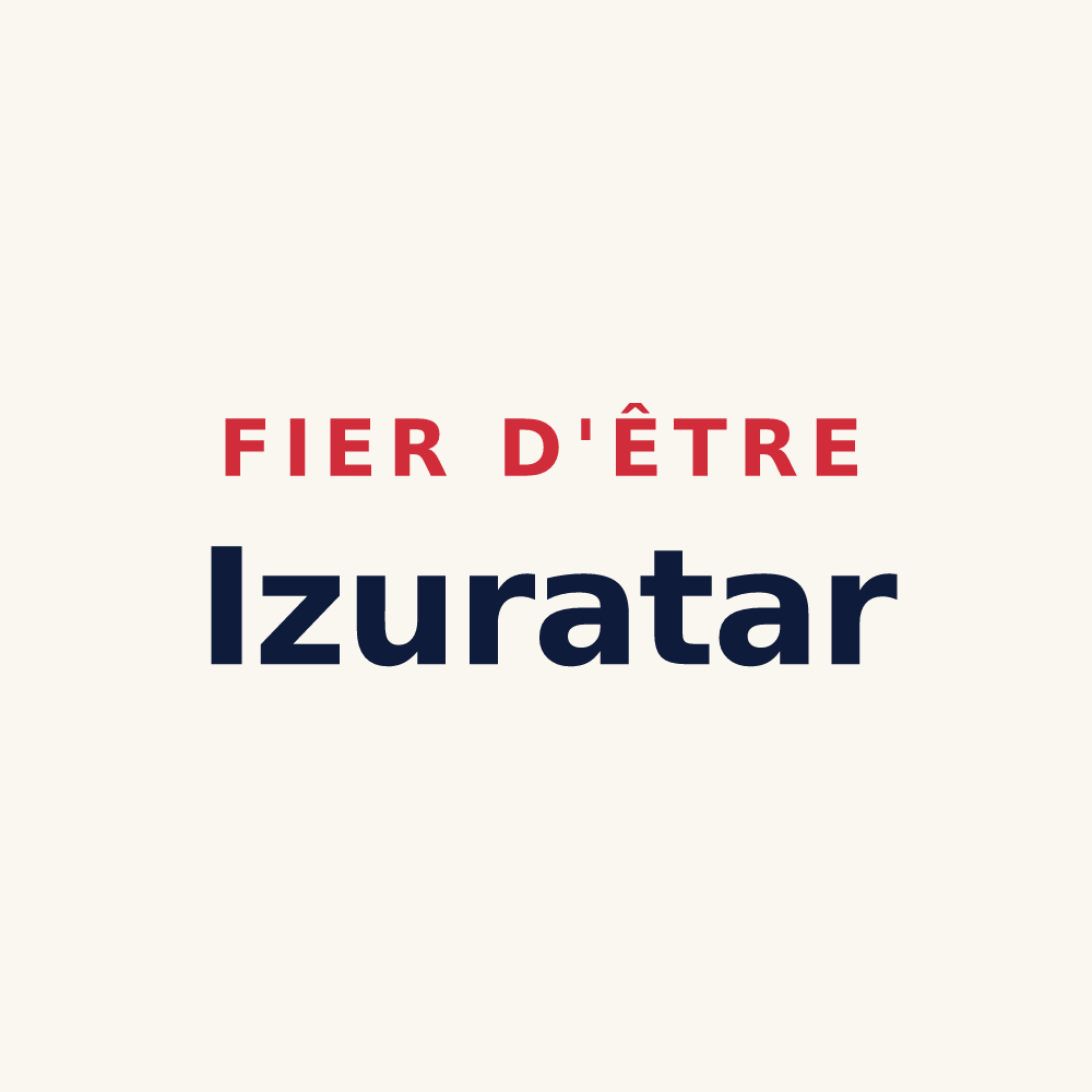 Tasse « Fier d'être Izuratar » — design pour Ostabat-Asme