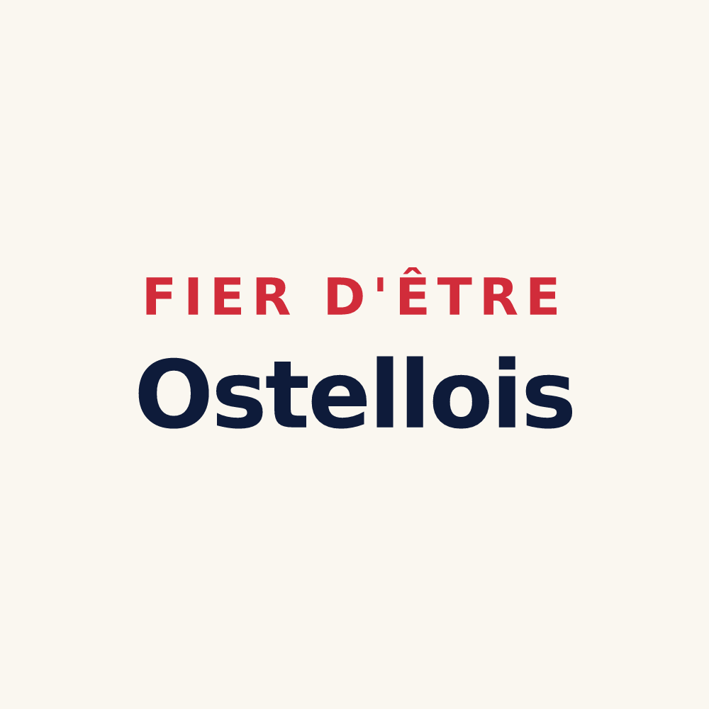 Tasse « Fier d'être Ostellois » — design pour Ostel