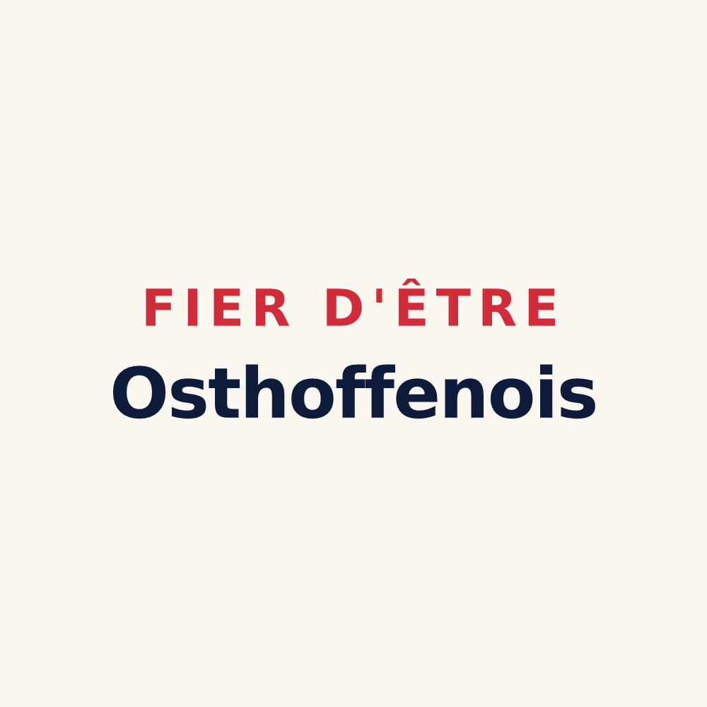 Tasse « Fier d'être Osthoffenois » — design pour Osthoffen