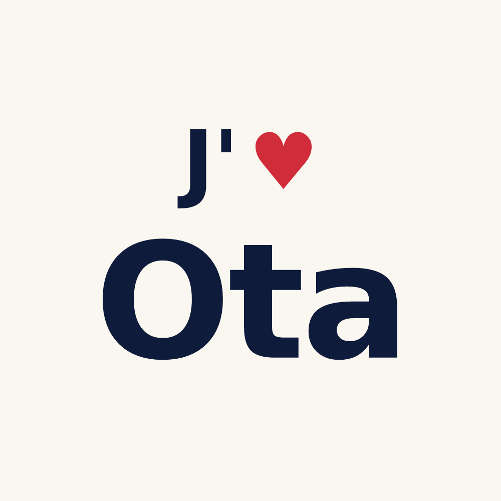 Tasse personnalisée Ota — design J'aime Ota