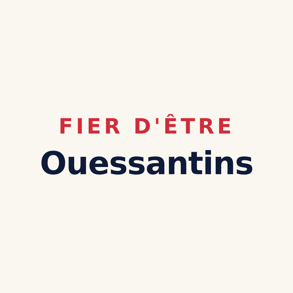 Tasse « Fier d'être Ouessantins » — design pour Ouessant