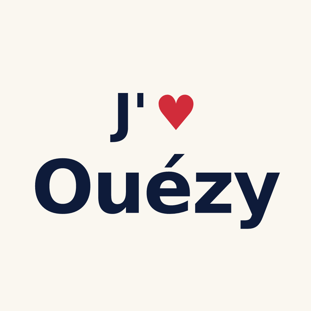 Tasse personnalisée Ouézy — design J'aime Ouézy