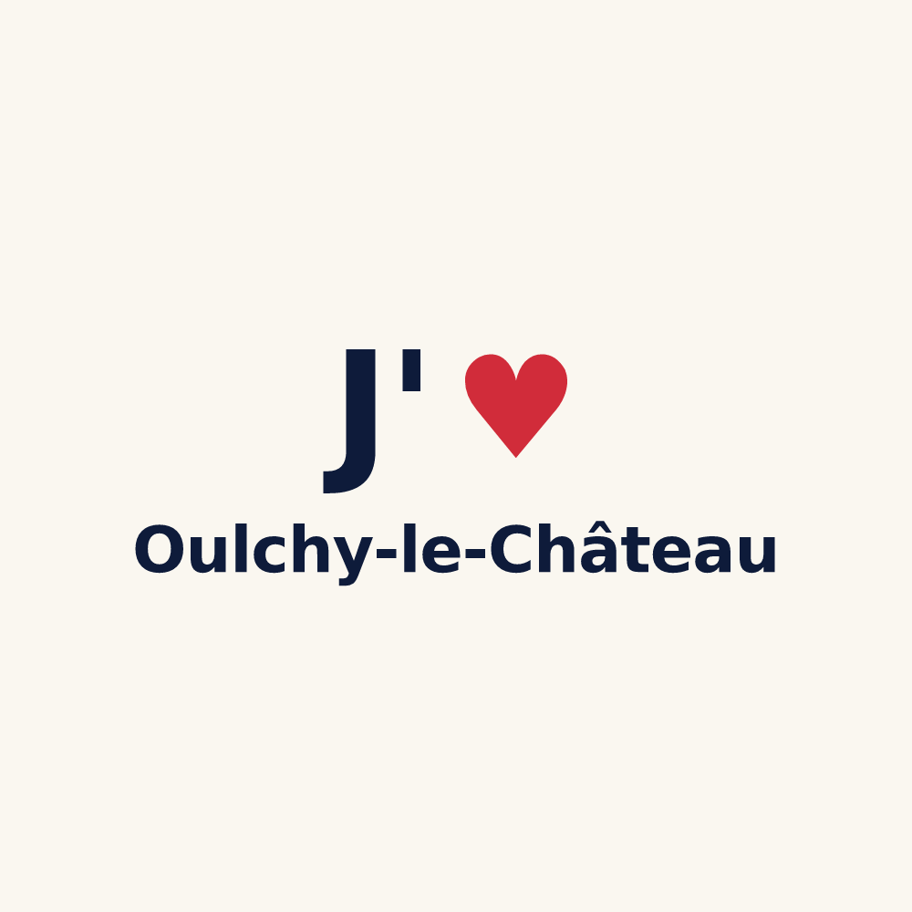 Tasse personnalisée Oulchy-le-Château — design J'aime Oulchy-le-Château