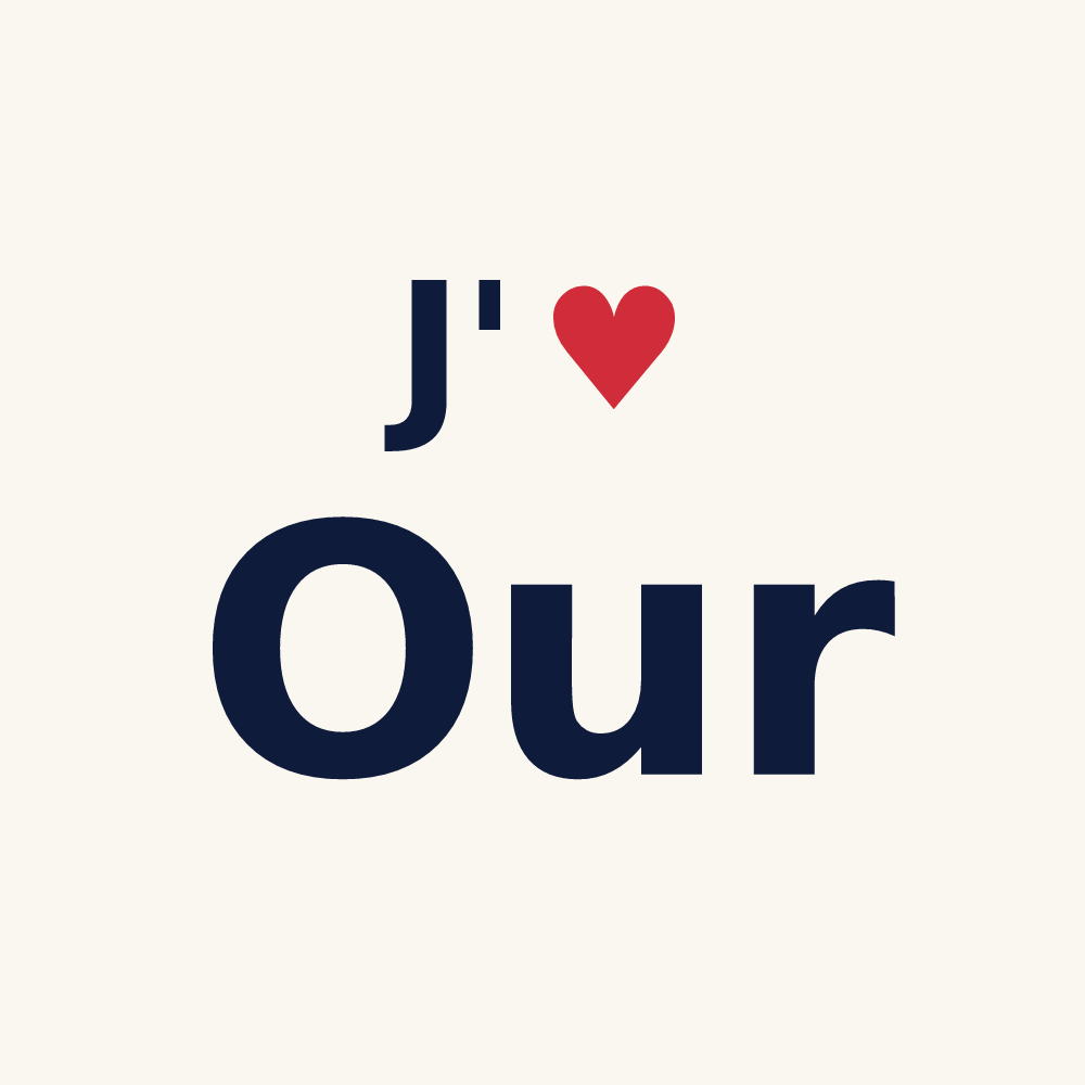 Tasse personnalisée Our — design J'aime Our